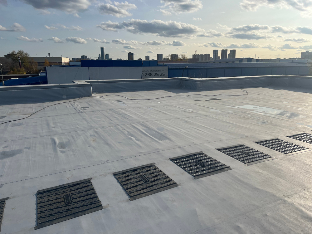 Ремонт битумной кровли 1000 м2 офисного здания