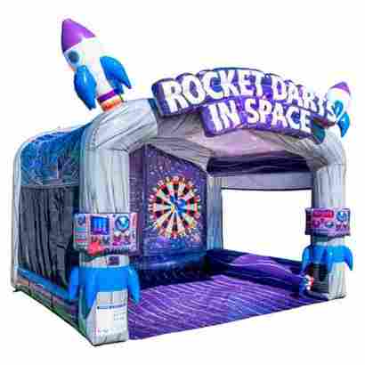 Надувной дартс «Космос» на подкачке, диаметр 2 м, размер 4×4,3×4 м