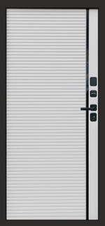 Стильная металлическая входная дверь для дома и квартиры - 1128