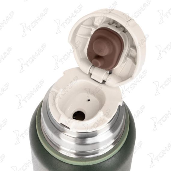 Термос (T-KD-7030-0.7) 700ML хаки (пробка-ситечко, крышка-кружка, ремешок) TONAR