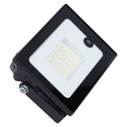 ULF-Q518 30W-6500K SENSOR IP65 220-240V BLACK Прожектор светодиодный с датчиком движения и освещенности. Дневной свет 6500K. Корпус черный. TM Volpe