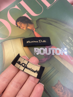 Бирка МассимоД чёрная 55х16 мм