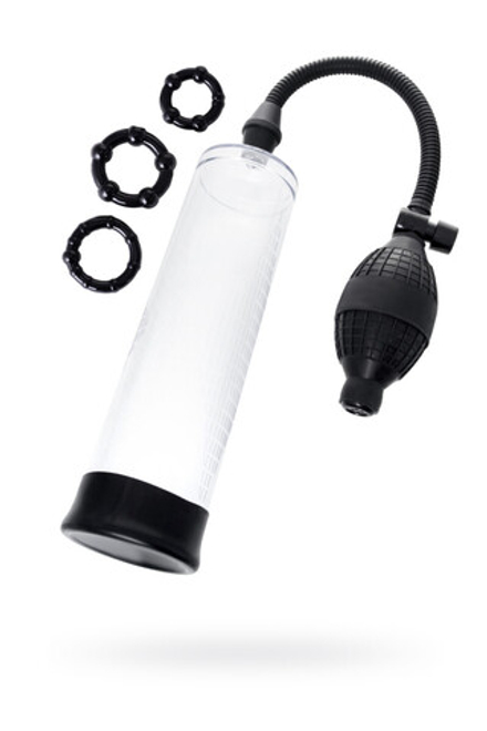 Механическая помпа для пениса Sexus Men Erection Bjorn, ABS-пластик, черный, 55 см