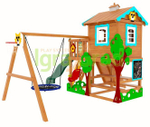 Детская деревянная площадка IgraGrad Домик 2 Совёнок