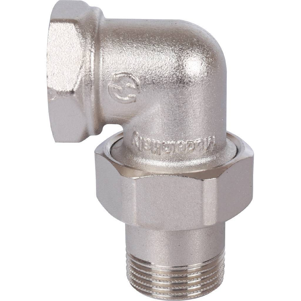 Американка STOUT никелированная угловая 3/4" ВР/НР O-Ring уплотнение