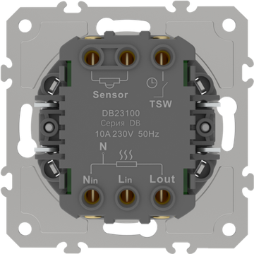 Механизм терморегулятора  с внешним датчиком пола,  AC230V,  16A,  серия DB