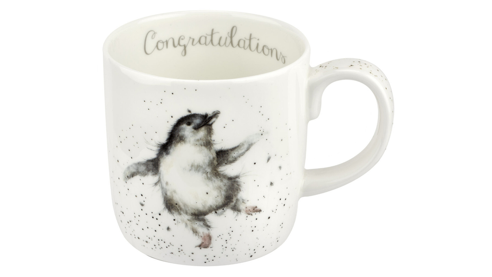 Кружка 400мл Royal Worcester Забавная фауна Поздравляю пингвин