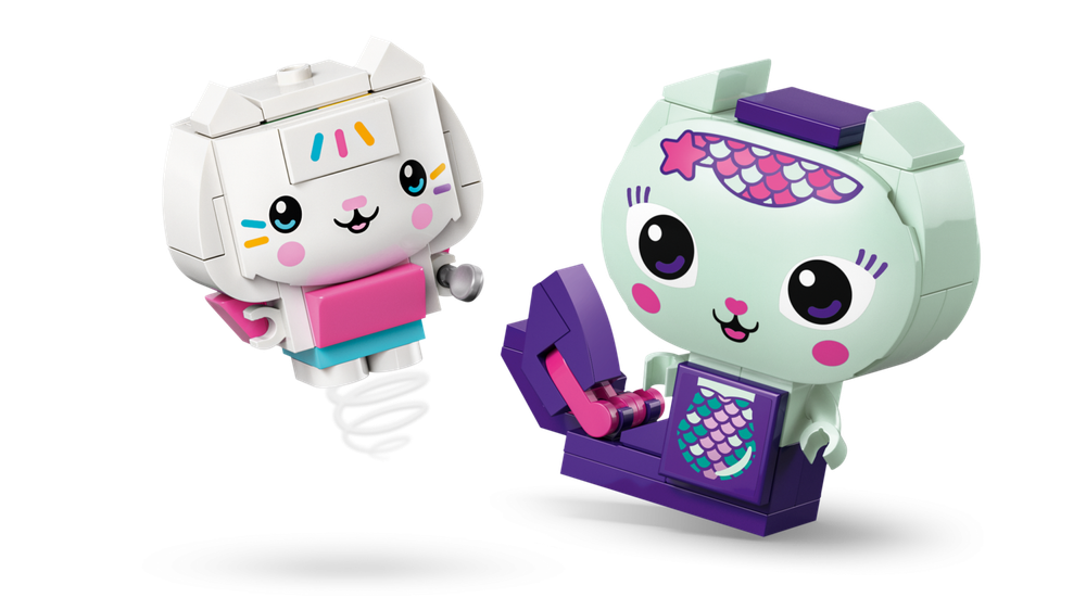 Конструктор LEGO Gabby's Dollhouse Друзья-кошки кирпичной сборки Гэбби 11215 | LEGO Gabby's Cat Friends 324 детали | 6+