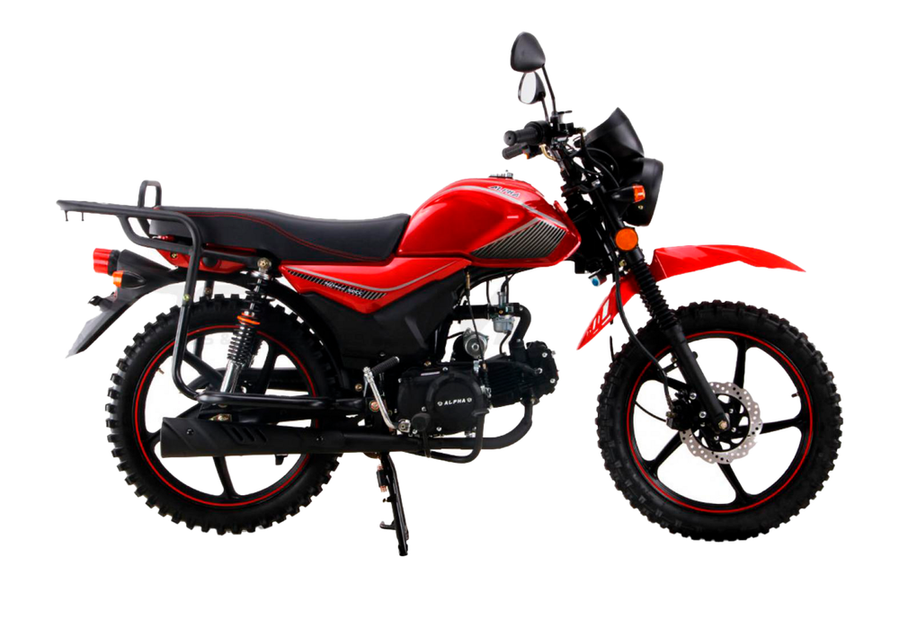 Мопед ROCKOT ALPHA OFFROAD M-12 (красный глянцевый)