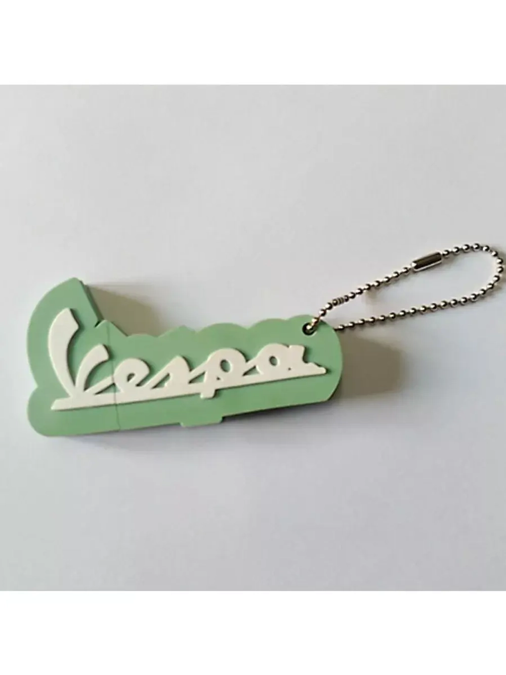 Брелок с флешкой зеленый