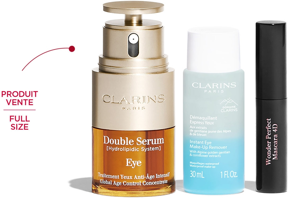 Clarins Double Serum Eye Collection - Подарочный набор для глаз 01 Идеальный Черный 01 Perfect Black, 0
