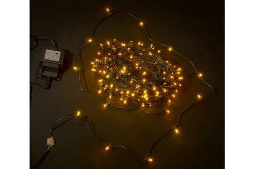 LED-LP-15СМ-100M-12V-Y, Светодиод. клип-лайт желтый , темный провод