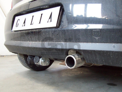 Оцинкованный фаркоп на Citroen C3 2002-2010, C3 II 2010-2016, кроме DS3 (без электрики), Galia C048A