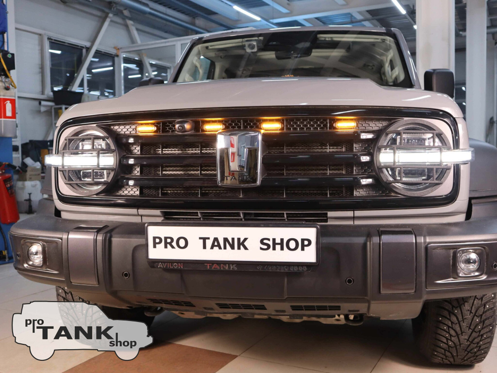 Комплект металлических защитных накладок на оптику для TANK 300