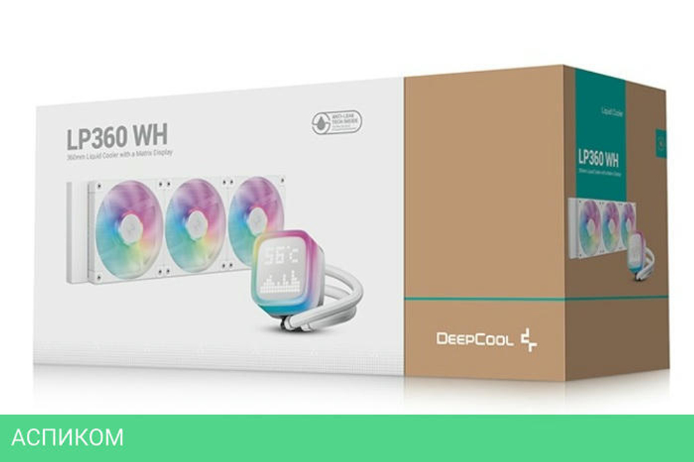 Система жидкостного охлаждения для процессора DeepCool LP360 WH (R-LP360-WHMSMC-G-1)