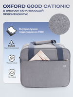 Сумка дорожная для ручной клади Pobedabags Премиум 36 х 30 х 27 серый