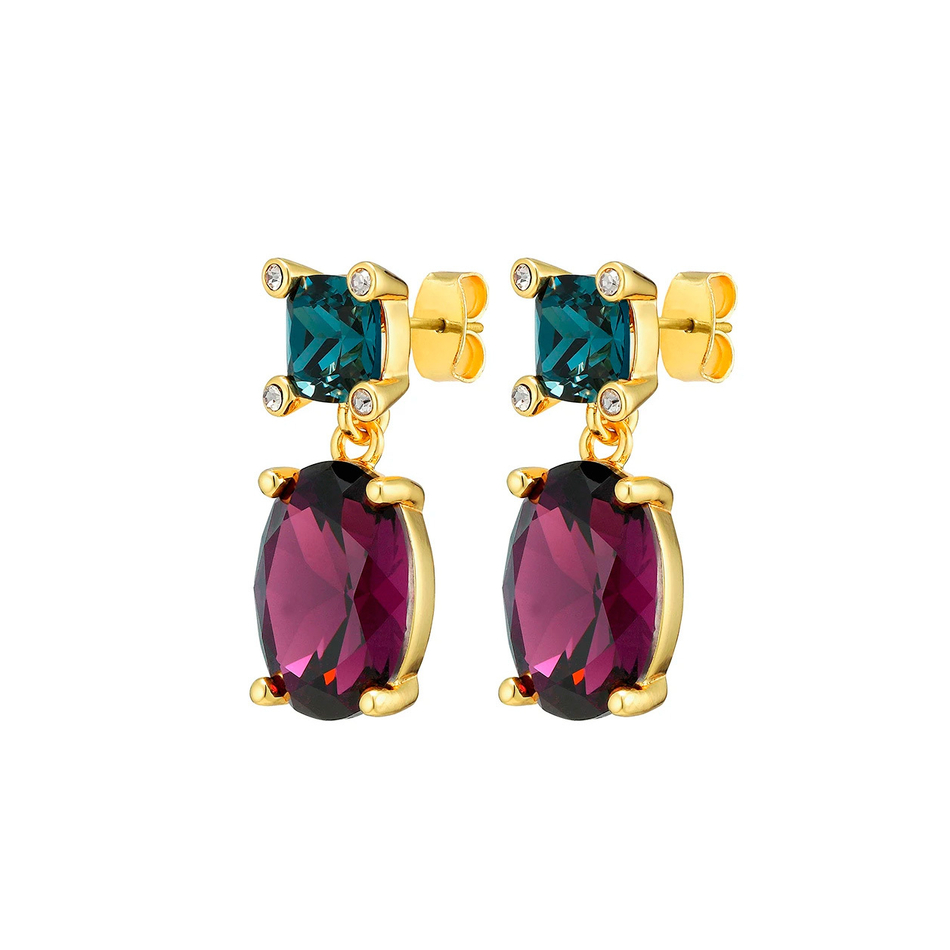 Серьги Dyrberg Kern ANTONIA SG PURPLE 390057 V/G