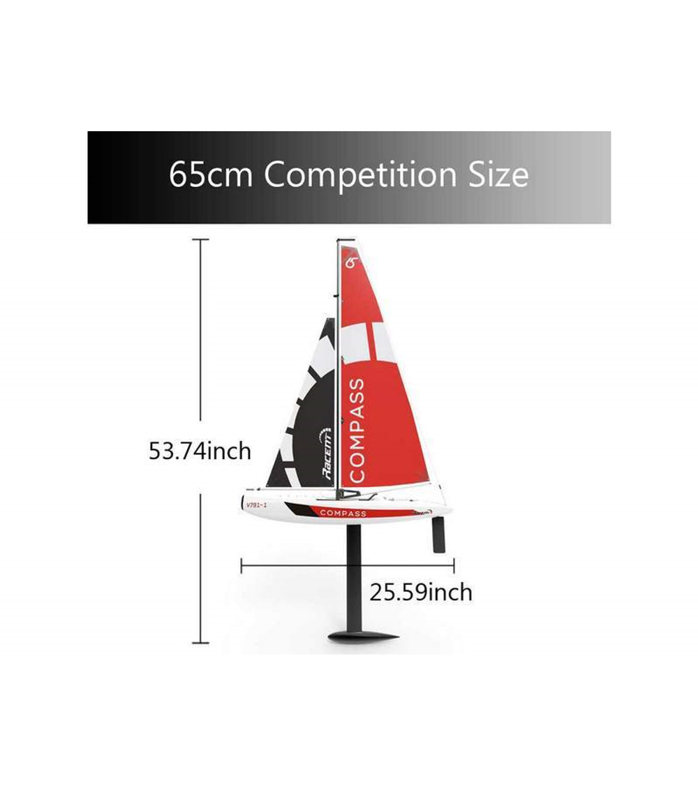 Радиоуправляемая яхта Volantex RC COMPASS 650 2.4G 2ch RTR