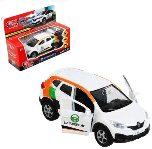 Модель RENAULT kaptur КАРШЕРИНГ, 12 см, открываются двери, багажник