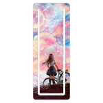 Закладка с вырубкой 57x150мм. 1шт. "Ванильное небо" (Феникс+)