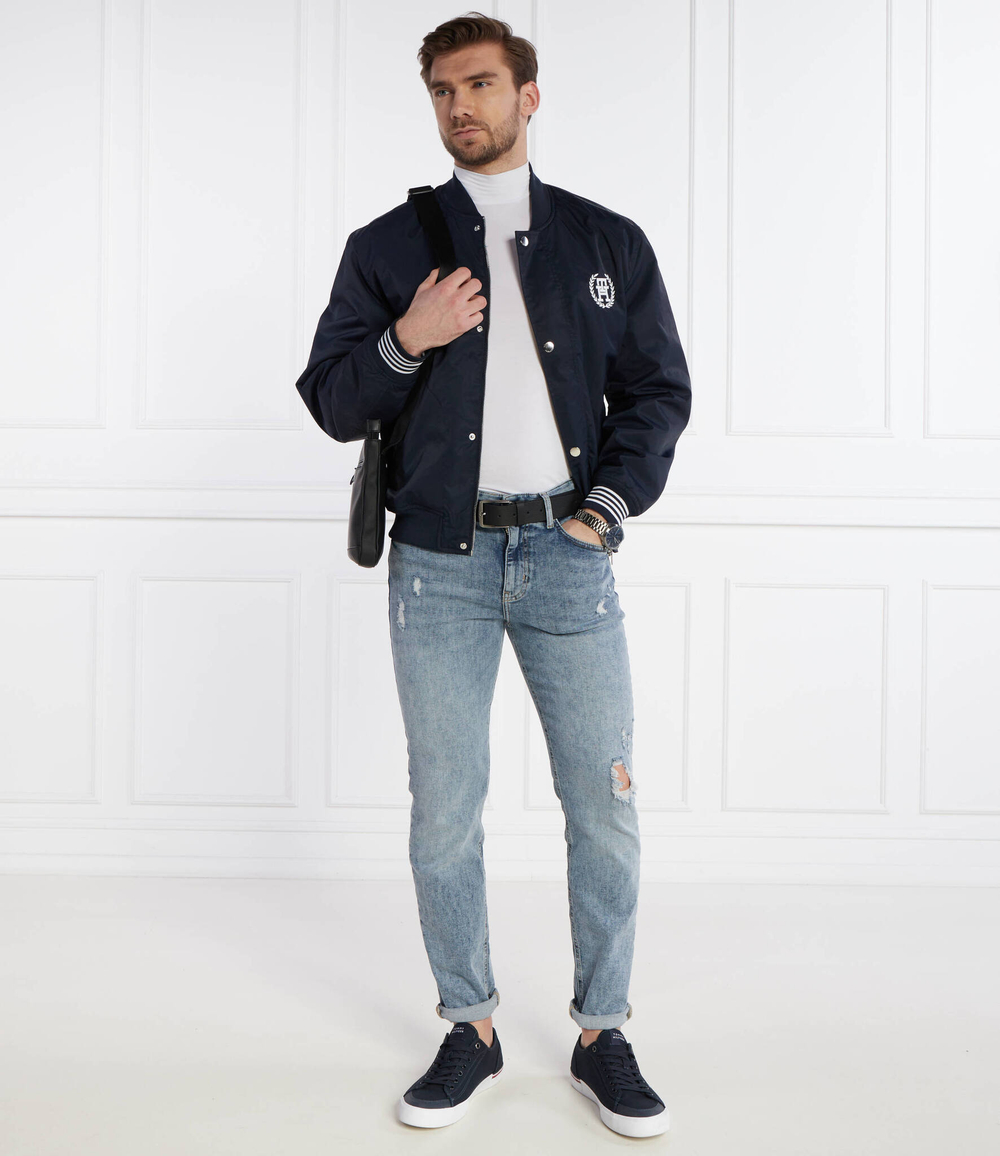 Двухсторонняя куртка бомбер Tommy Hilfiger - темно-синий(MW0MW34451)