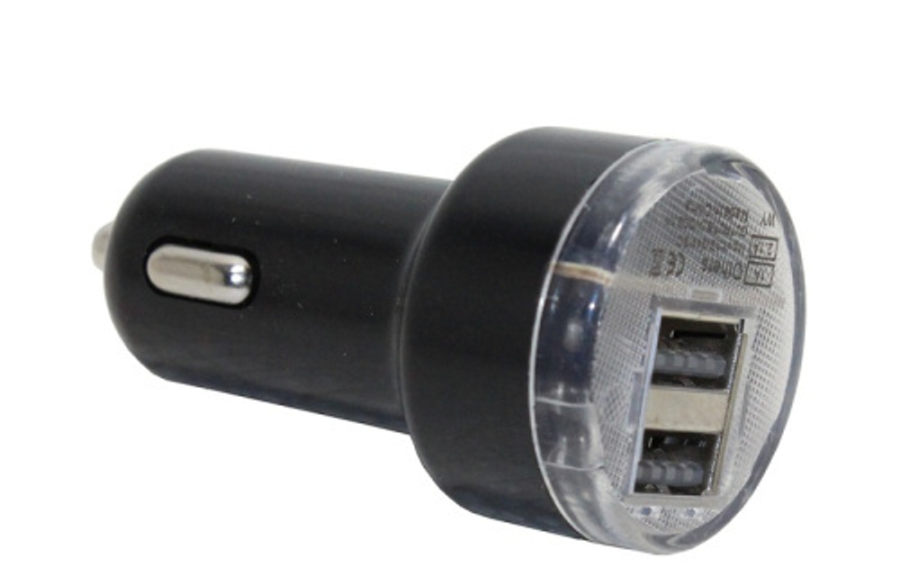 Телефонное АЗУ 2 USB 1А + 2.1A КОРОТКИЙ