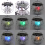 Фонарь садовый «Шар» d=10 см, на солнечной батарее (для погружения в бассейн и водоем), Мультицвет