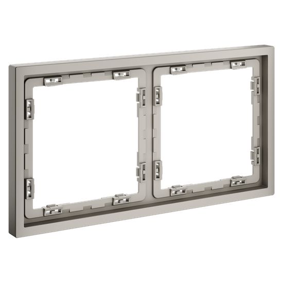 Рамка пластиковая VOLTUM S70 на 2 поста, (кашемир)