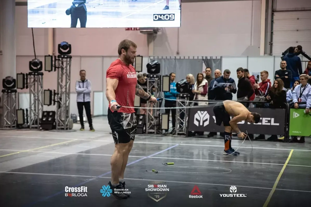 Скакалка HEAVY JUMP ROPE, чёрная