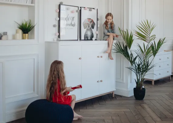 Шкаф Classic низкий (белый)