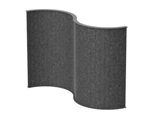 Перегородка S-образная 199х46х140