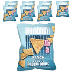 Legendary Foods, протеиновые чипсы, со вкусом ранчо, 7 пакетиков по 34 г (1,2 унции)