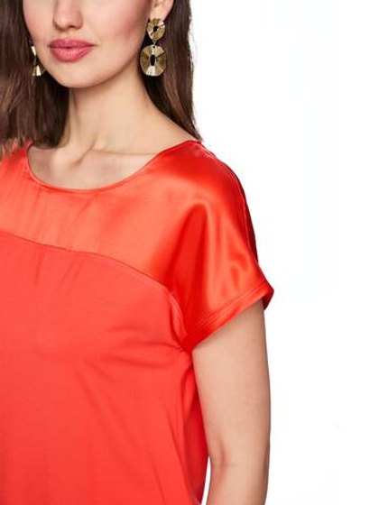 Marc Cain Футболка из комбинированной ткани