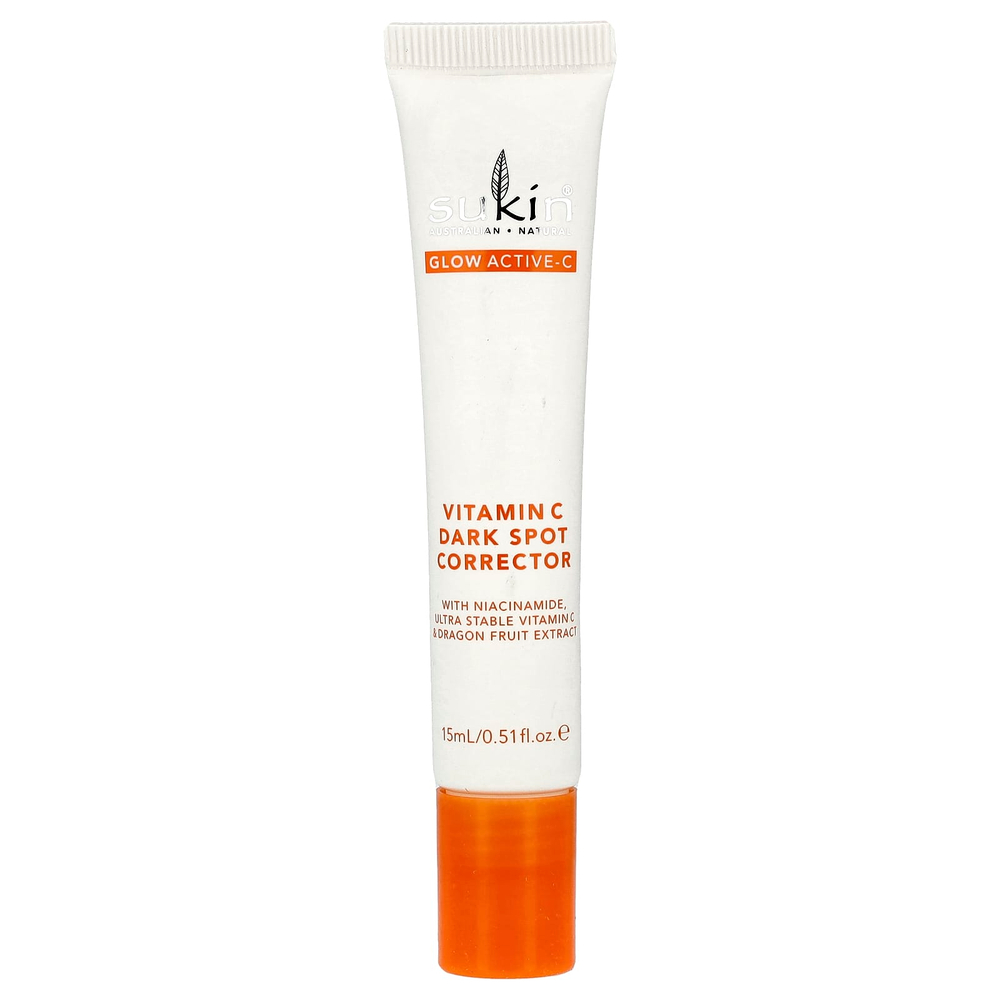 Sukin, Glow Active-C, средство для коррекции темных пятен с витамином C, 15 мл (0,51 жидк. Унции)