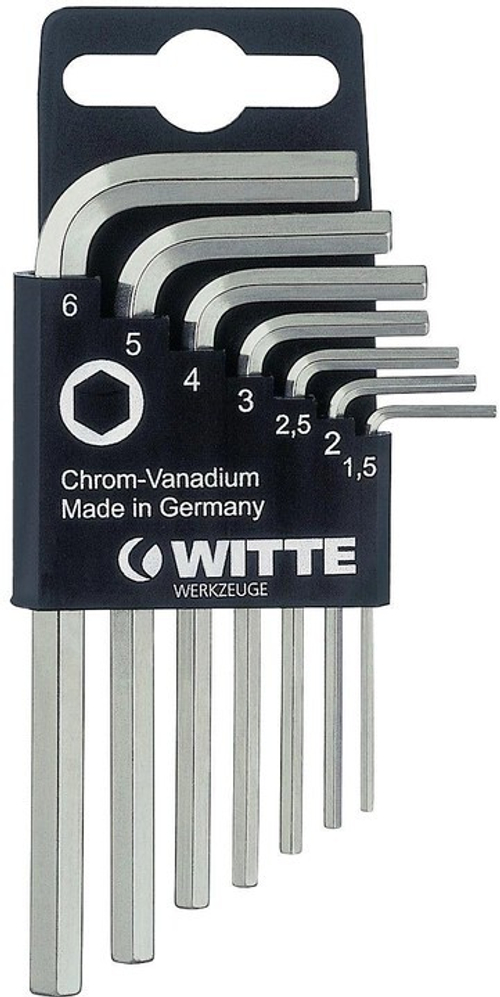 Набор шестигранников 7шт WITTE 45020