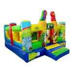 Детский надувной батут «Попугайчики» без горки, размер 3,5*3,5*2,5 м.