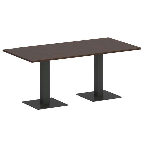 First Стол прямоугольный KSPRG-4 Венге Цаво/Металл Антрацит 1800*900*750
