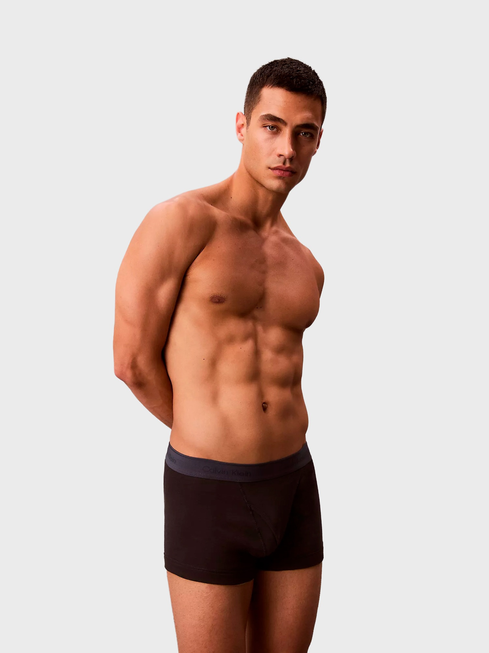 Мужские трусы боксеры-транки Calvin Klein Cotton Classics 5-Pack Boxer Brief Black Multi Green