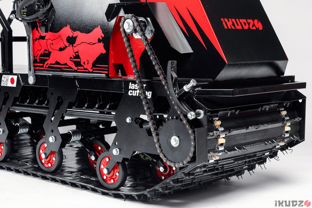 Мотобуксировщик IKUDZO-YAMAHA LONG 2.0 1700/500 EKR15/ESR15 (РЕВЕРС, МАХ-комплектация)