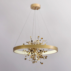 Люстра Cloyd TURBULENT C1 / Ø80 см - латунь (арт.10783)