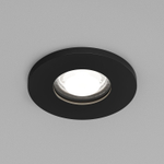 DK2036-BK Встраиваемый светильник влагозащ., IP 44, до 15 Вт, GU10, LED, черный, алюминий