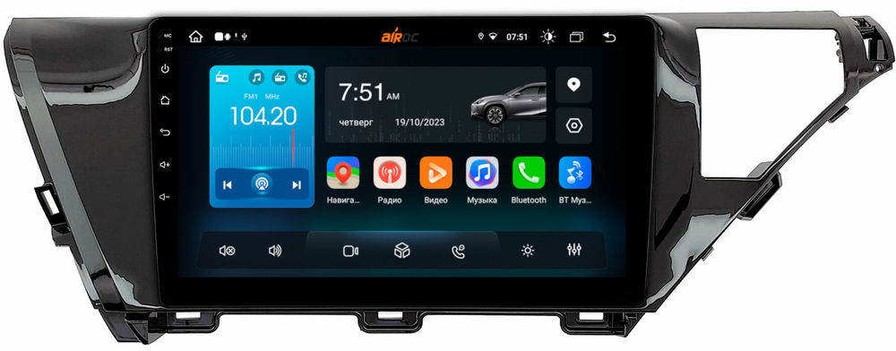 Магнитола для Toyota Camry 70 2017-2020 (без JBL) - Roximo RX-1129/1128 Android 13, ТОП процессор, 8/128, SIM-слот