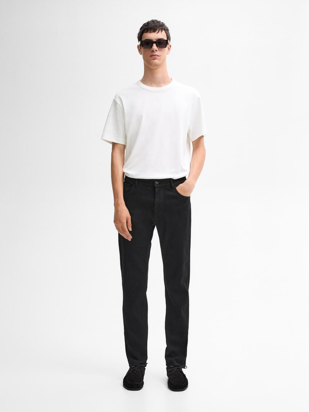 Massimo Dutti Зауженные джинсы, черный