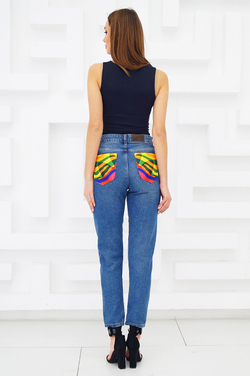 LIGVIANNI Джинсы Animal PRINT Jeans