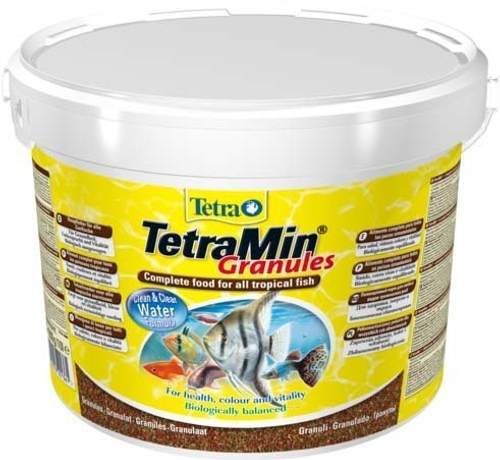 Корм для рыб TetraMin Granules, гранулы для всех видов рыб, 10л.