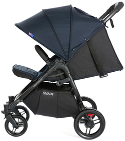 Прогулочная коляска Valco baby Snap 4 с накидкой на ножки Flatt Matt / Deep Blue