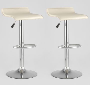 Стул барный hi-tec NEW, бежевый NP ( набор 2 шт)