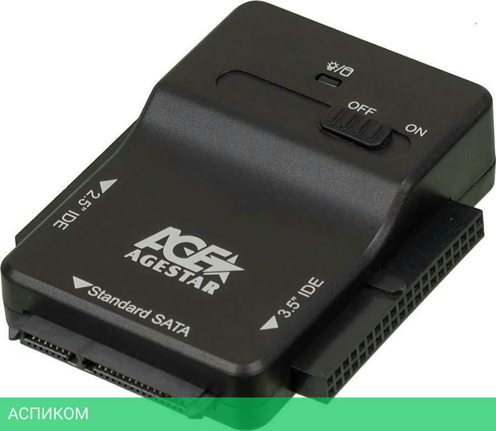 Адаптер-переходник AgeStar 3FBCP1 черный