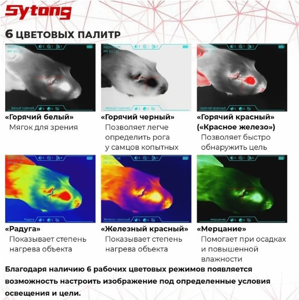 Прицел тепловизионный Sytong XLT02-19 (матрица 256*192, объектив 19мм)
