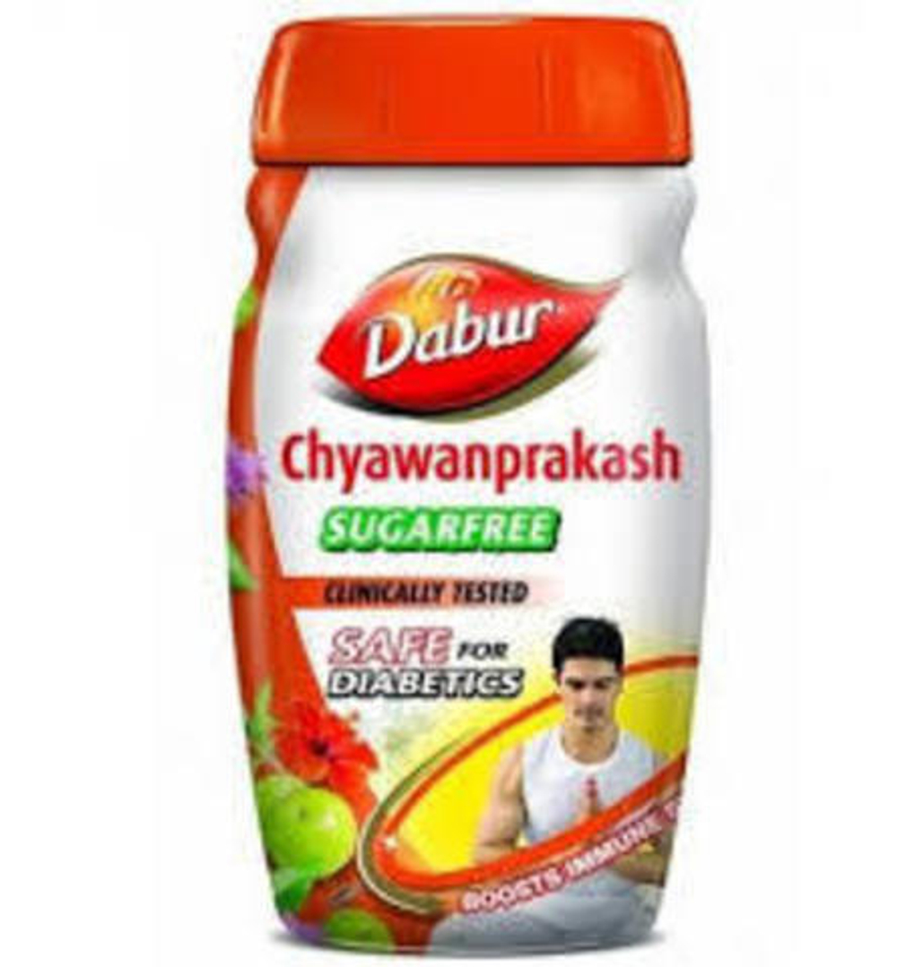 Чаванпраш Dabur Chyawanprash Sugarfree Без сахара 500 г + масло Dabur Амла 45 мл